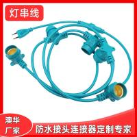 AHUA澳華歐美裝飾燈串線 戶外庭院防水連接線LED植物補(bǔ)光燈電源線