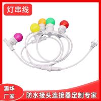 AHUA澳華燈串線廠家E26E27防水燈頭線美式吊燈電源線植物補(bǔ)光燈線